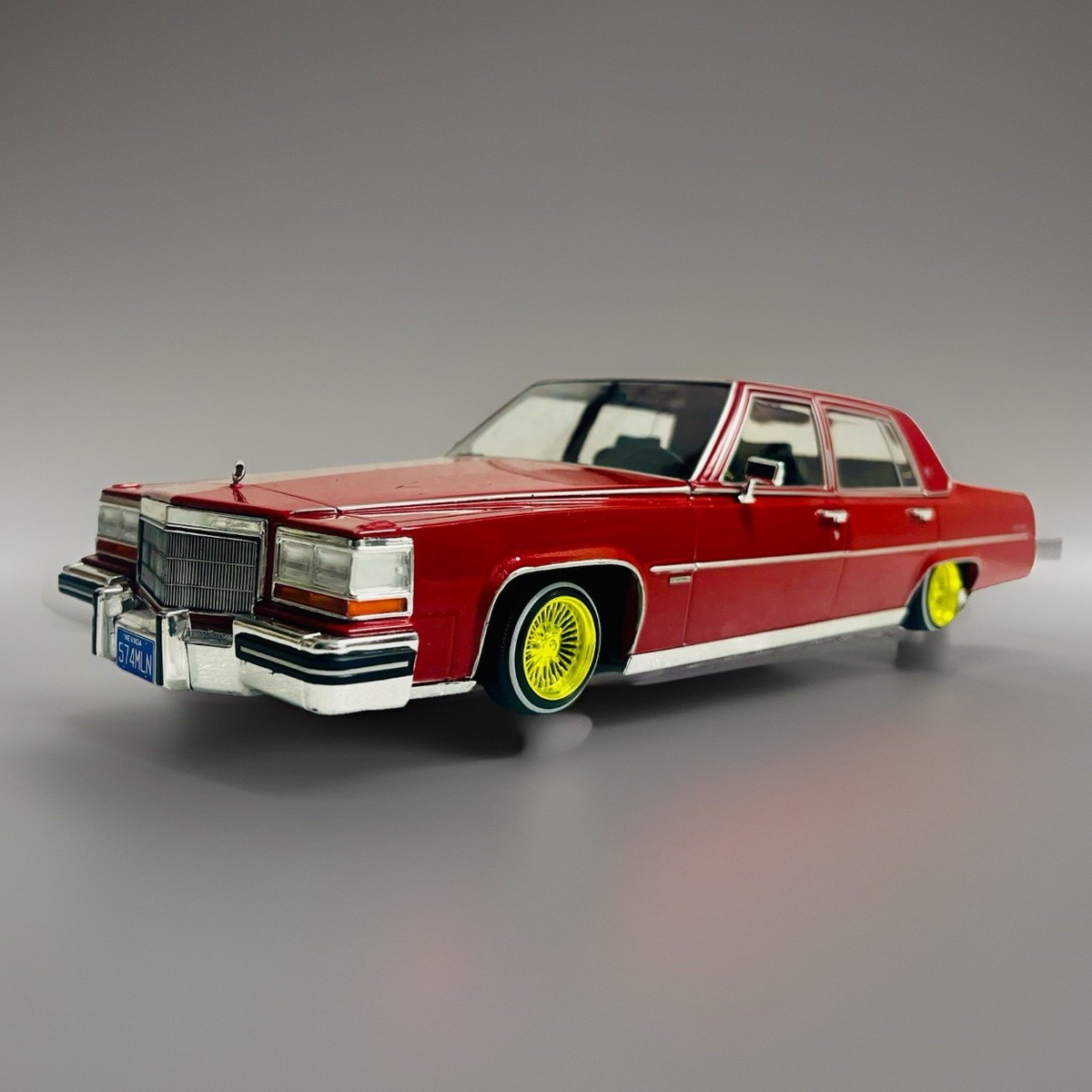 1982 Cadillac Fleetwood Brougham LOWRIDER Maroon 13s All GOLD Wire