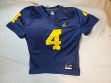 Michigan Wolverines Jordan Brand Jersey 4 Blue Size Small