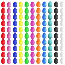 66 Pcs Plastic Egg Shakers Easter Egg Shaker Percussion Musical Maracas Eggs ...
