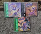 Spyro 1 2 3 Ripto's Rage & Year Of The Dragon PlayStation PS1 Lot Of 3 Complete