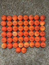 50 Orange Callaway 3A/4A Condition Matte Finish Golf Balls