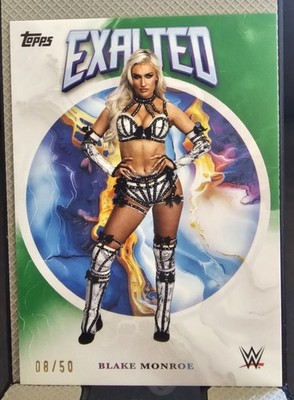 Blake Monroe FKA Mariah May 2025 Topps Exalted WWE /50 *Rookie Card*