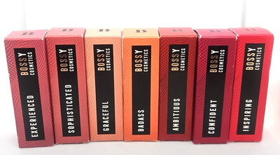 Bossy Cosmetics Lipstick Beauty Meets Ambition U PICK Full Size New Boxed