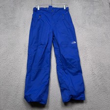 The North Face Dryvent Ski Snow Pants EZ Grow Youth L 14-16 Blue Insulated