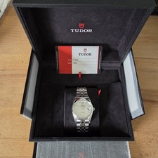Tudor Prince Day + Date Linen 36mm Automatic Watch Box Papers Mint Condition