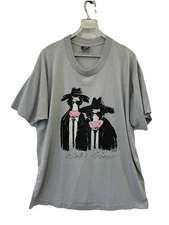 Vtg 90s Screen Stars Best Moo’s Bros Cow Graphic T-Shirt XL Made in USA Rare #10