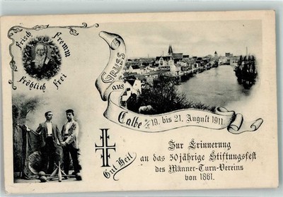 13612101 - 3310 Calbe 50 jaehriges Stiftungsfest des Maenner-Turn-Vereins