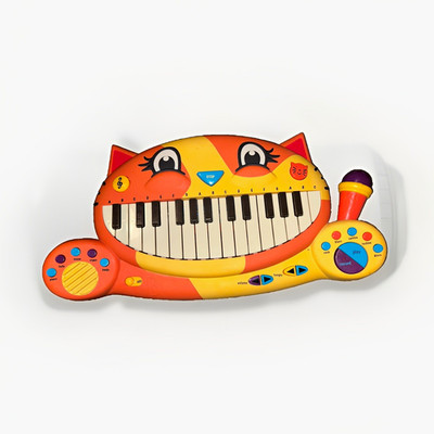 Battat B. Meowsic Keyboard  w/ Microphone-tested, all keys in working order