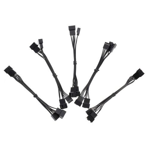 5 Pcs CPU -Adapterkabel Verlängerungskabel Für Lüfter Splitter Computerlüfter - 第 2/12 張圖片