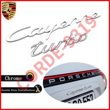 Chrome Porsche Cayenne Letters Rear Badge Emblem Deck Lid Oe Chrome Porsche Cayenne Letters Rear Badge Emblem Deck Lid Oe