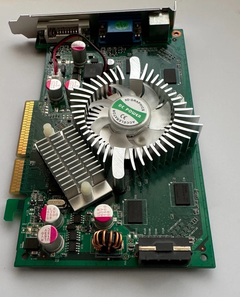 **Free worldship** New AGP Nvidia Geforce 7600GS 512MB 7600 Video Graphic Card - Image 3 of 4