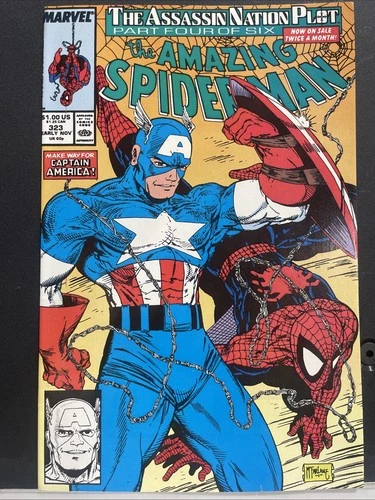 Amazing Spider-Man #323 Todd McFarlane 1989 NM A Rare Unsigned Book 37 Year Old