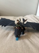 How To Train Your Dragon Toothless WITH HICCUP Action Figure 2010 Spin Master