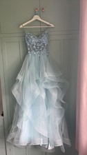 Ice Blue Prom Dress