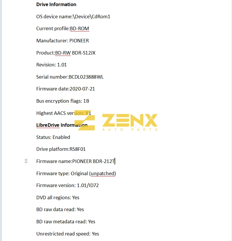Built-in compatible Pioneer Blu-ray Player and Recorder BDR-S12JX/212UHB - Image 4 of 4