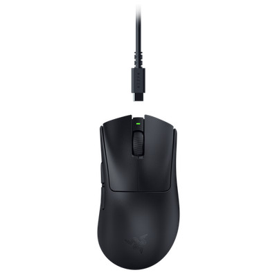 Razer DeathAdder V3 HyperSpeed Schwarz - Ultra leichte kabellose ergonomische E-