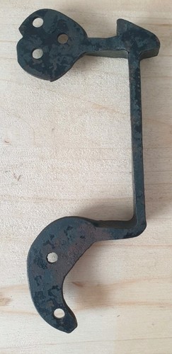 alte Schlossfalle Gegenstück für Kastenschloss antik Schließfalle  - Bild 6 von 8