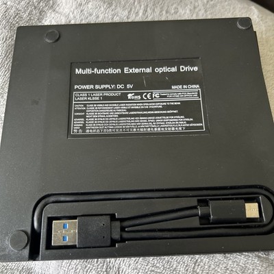 Multifunktion Externes Optisches Laufwerk USB Typ C DC 5V Player CD DVD Leser