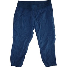 The North Face Aphrodite 2.0 Capri Pants Blue Womens Size Large Hiking Outdoor