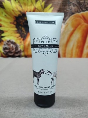 Beekman 1802 Pure Goat Milk Hand Cream, 3.4 oz, Fragrance Free