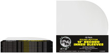 500 12 ROUND BOTTOM Vinyl Inner Sleeves 2mil Thick ARCHIVAL Quality - 12IH02R