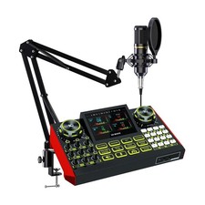 G9 Podcast Equipment Bundle with 3.5mm Condenser Microphone for Pc/Phone Live...