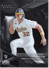 Colby Thomas Rookie RC | 2026 Topps Chrome Black | #133 Athletics
