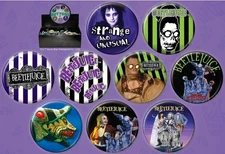 Beetlejuice Movie Metal PinBack Button Assortment of 9 Ata-Boy YOU CHOOSE BUTTON