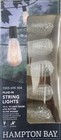 Hampton Bay Outdoor/Indoor 10 ft. Plug-In Incandescent ST40  Bulb String Light