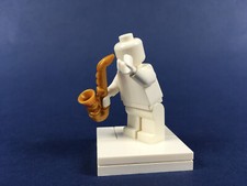 LEGO®  Saxophon gold Saxofon Music Jazz Blasinstument 13808 5034 NEU! Gitarre