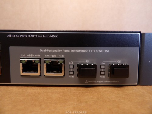HP J9780A Procurve 2530-8-PoE+ 8-Port 10/100 Network Switch Rackmounts INCL PSU - Afbeelding 5 van 10