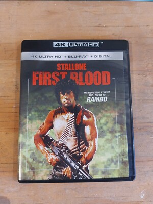 First Blood (1982) 4K Ultra HD + Blu-ray. SYLVESTER STALLONE