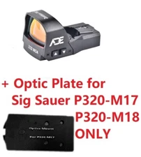 ADE RD3-015 PRO Red Dot+Optic Mount Plate For Sig Sauer P320-M17, M18, X5 Legion