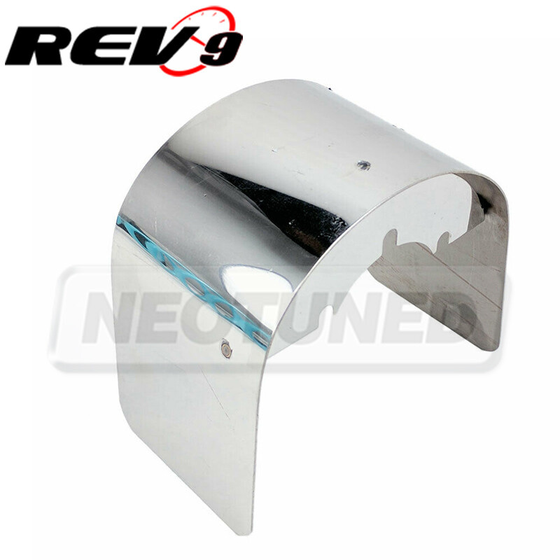 REV9 POWER T25 T3 T4 T3T4 T4E T04E TURBOCHARGER HEAT SHIELD CHROME PLATED FINISH-image