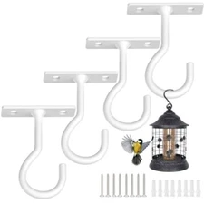 Ceiling Hooks for Hanging Plants 4pack 2.5inch Wall Mount Plant 2.5inch4Pack