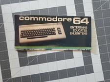 Original Vintage Print Ad Commodore 64 - Entertains, Educates, Enlightens