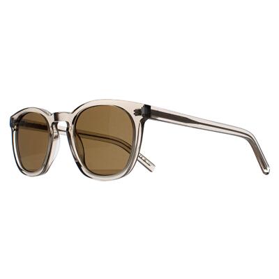 サングラス SAINT LAURENT Woman Sunglasses Beige SL28 047 Saint Laurent Sunglasses SL28 047 Transparent Beige Brown | eBay