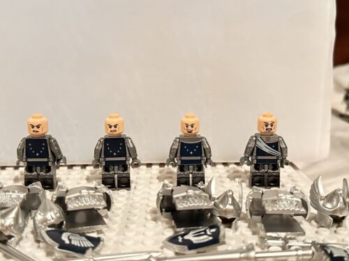 Lord of the Rings Brick Minifigures Knights x6 High Quality Detailed NEW - Picture 4 of 18