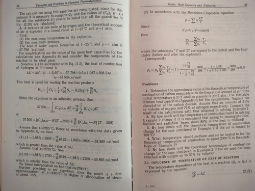 Examples and Problems Chemical in Thermodynamics by Karapetyants Mir Publishers - Picture 10 of 24