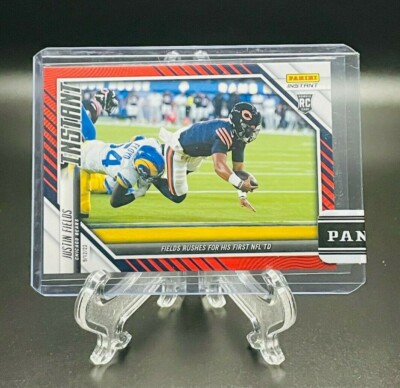 2021 NFL Panini Instant Bears Justin Fields Exclusive RC Rookie 36/99 Card #21