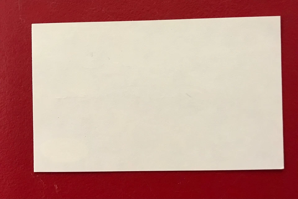 Ewell Blackwell Signed 3x5 Card JSA Certified AUTO MLB Cincinnati Reds (d.1996)! - Image 3 of 4