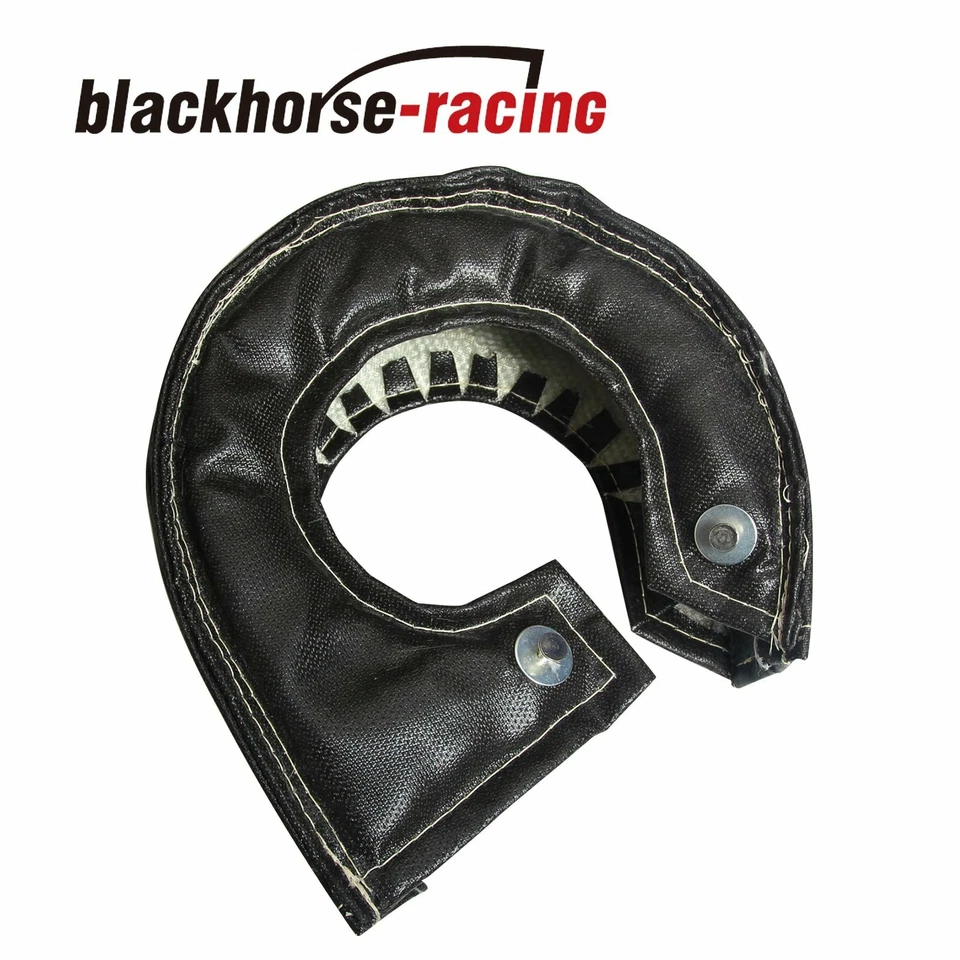 Cubierta protectora térmica turbocompresor manta turbo envoltura para T4 GT40 GT42 GT45 negro Foto 3 de 4