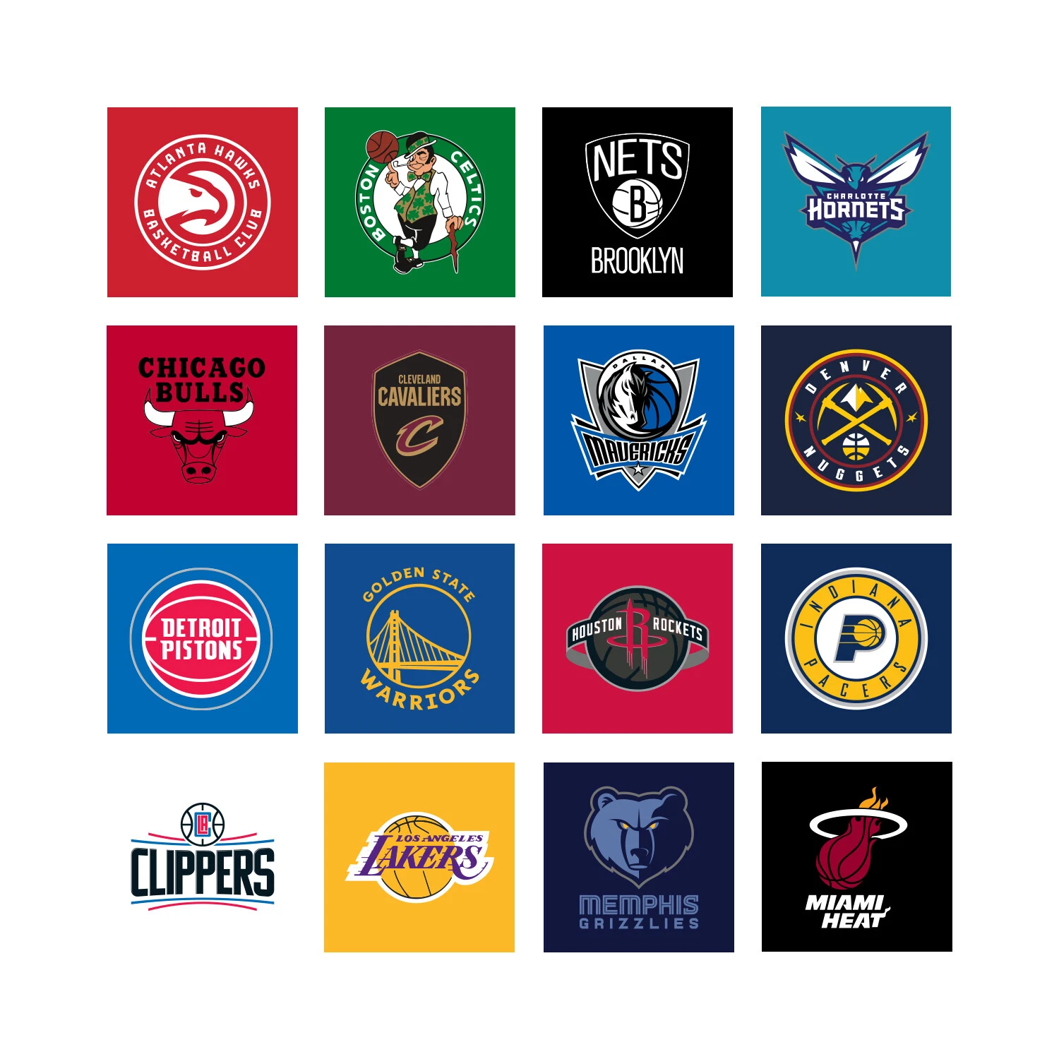 NBA Primary Team Logo Wrapping Paper