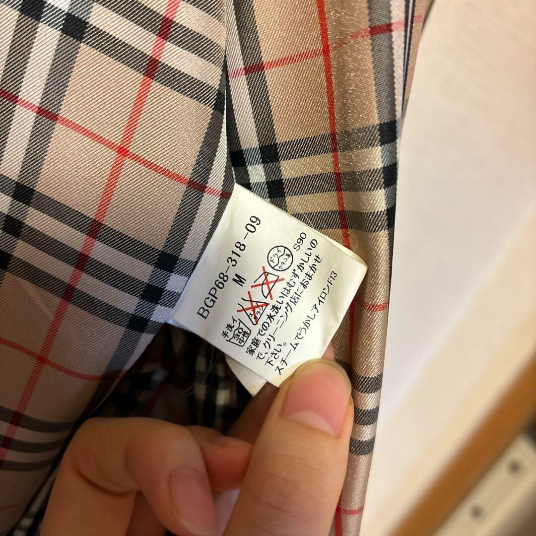 BURBERRY GOLF Down Jacket Coat Polyester Black No… - image 11