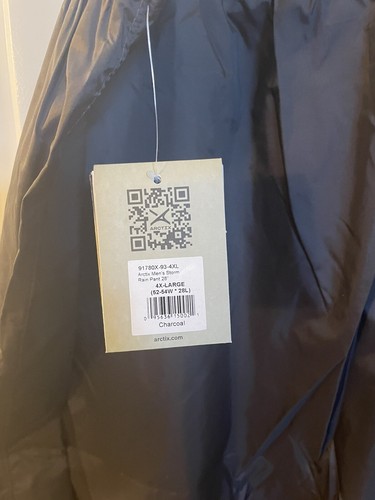 NUOVI Pantaloni antipioggia Arctix da uomo Storm, antracite, 4X-Large/28L - Foto 5 di 5
