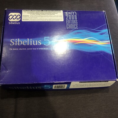 Sibelius 5 2008 editors choice by sibelius 