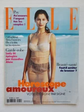 1997 Fr ELLE mag LAETITIA CASTA Jil Sander Astrid Munoz Estella Warren Coulibaly