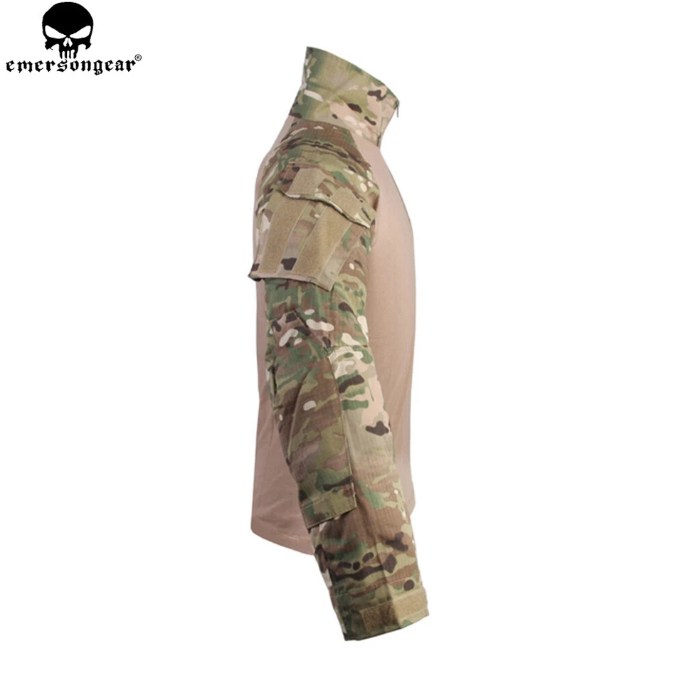 Camiseta Emerson Combat Militar G3 BDU Camisa Táctica Informal Senderismo Airsoft Prendas para el torso Foto 3 de 4