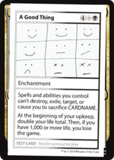 Moderate Play, English MTG Regular A Good Thing (No PW Symbol) Mystery Booster -