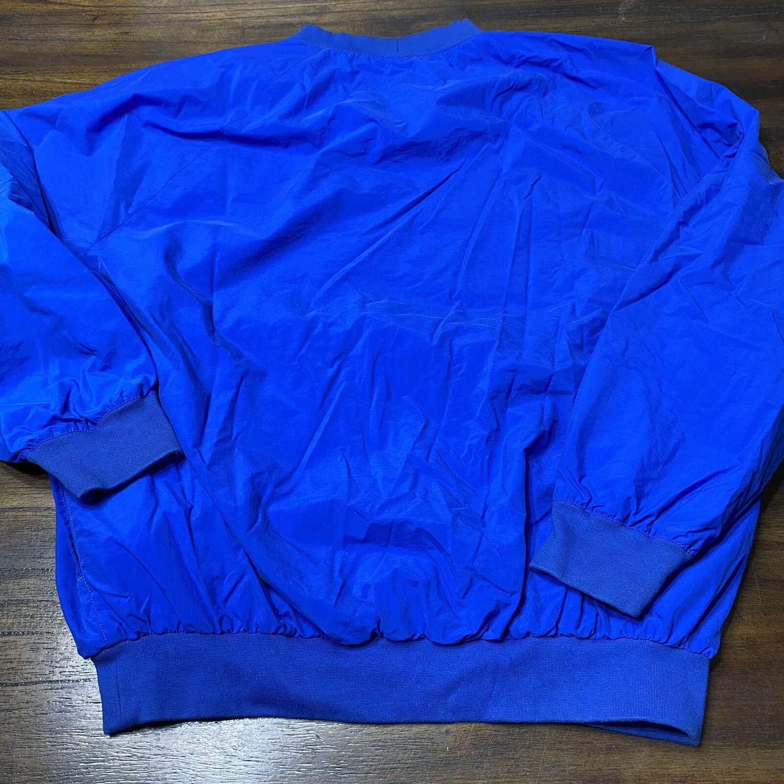 Vintage Polo Ralph Lauren golf pullover windbreaker jacket large blue spell out thumbnail 8